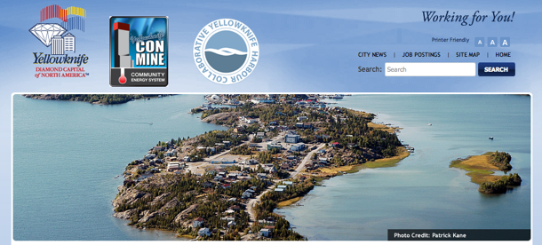 City of Yellowknife Website