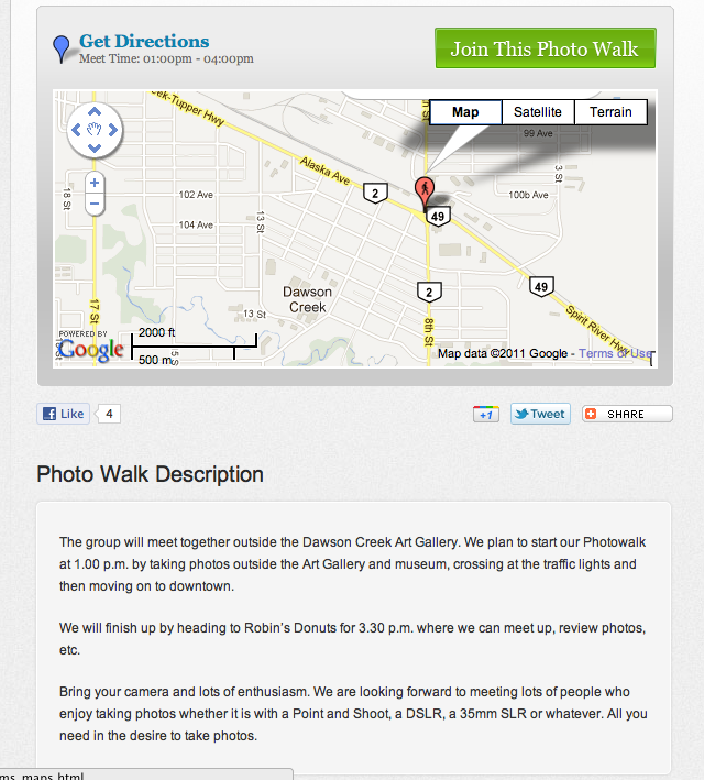 Dawson Creek Photowalk