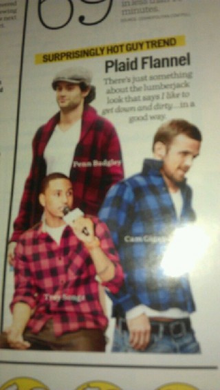 Celebrities in Plaid